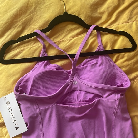 NWT Athleta Pink/Purple Exercise Dress - Picture 3 of 5